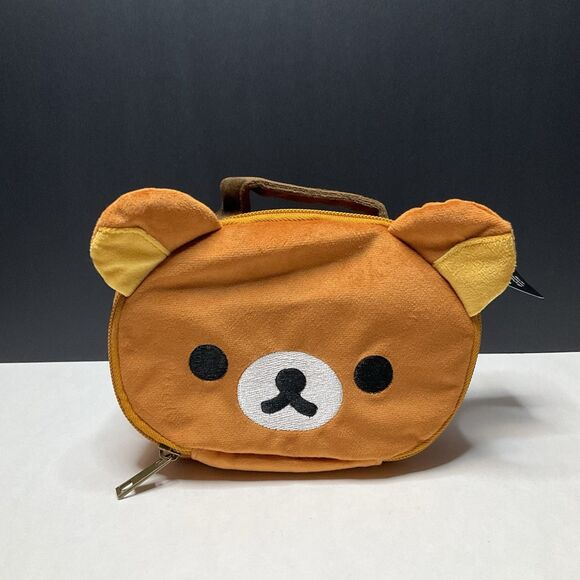 Bioworld Handbags - NWT BioWorld Rilakkuma Storage Brown Bear Makeup Bag